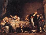 GREUZE, Jean-Baptiste The Punished Son dgs Sweden oil painting reproduction